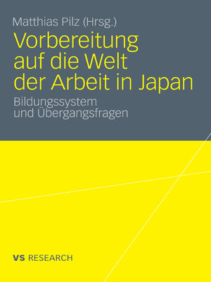 cover image of Vorbereitung auf die Welt der Arbeit in Japan